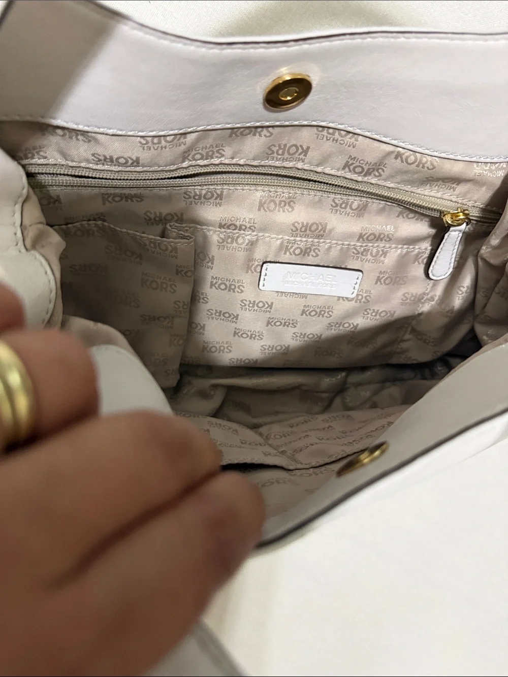 MICHAEL Michael Kors smooth white